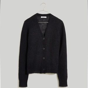 Madewell Alpaca-Blend V-Neck Cardigan